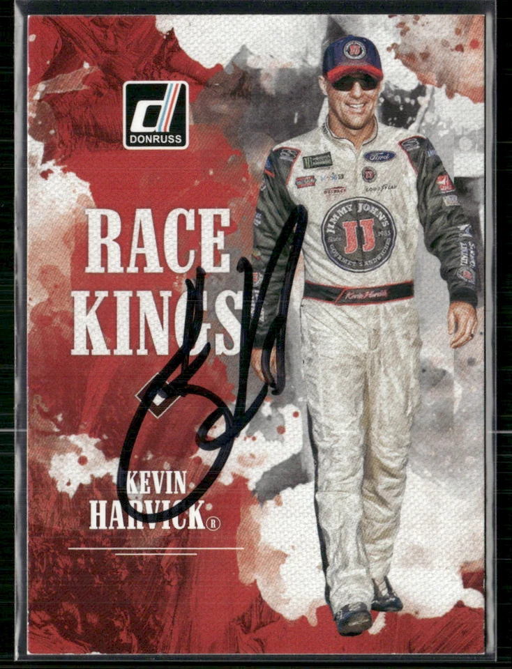 Kevin Harvick Signed 2019 Donruss Race Kings IP Auto #4 - Image 1 of 2