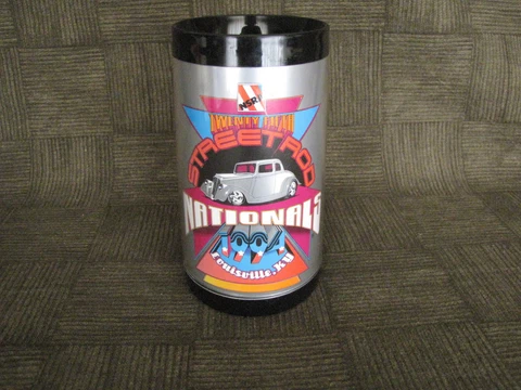 LOUISVILLEE KY 1994 NSRA 25th Street Rod Nationals 6 3/8" Insulated Mug Hot/Cold Cover