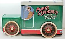 Marks & Spencer Cookie Tin Van (Koekblik) "Milk Chocolate Eclairs" (Empty)