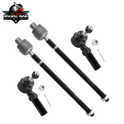 Extremo de barra de amarre interior y exterior 4 piezas para Chevrolet Corvette 1997-2013 Cadillac XLR Foto 1 de 4