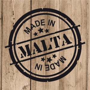 Malta Pegatina Vinilo 10 cm / 4" Estampilla Calcomanía Hecho en Malta Automóvil Laptop Tablet Pared - Imagen 1 de 4