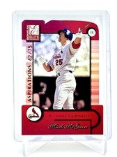 2001 MARK McGWIRE Donruss Elite Aspirations DIE CUT MIRROR /75 #16 SSP Cardinals