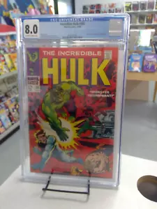 Incredible Hulk #108 CGC 8.0 Marvel Comics 1968 Stan Lee Story - Bild 1 von 8