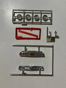 Model Car Parts - AMT 1971 Dodge Charger R/T Bumpers, Wheels, mirror ONLY 1/25 - Picture 1 of 2