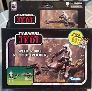 Star Wars Vintage Collection Speeder Bike & Scout Trooper Return Of The Jedi - Picture 1 of 2