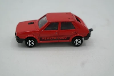 Винтажный 1986 MAJORETTE Fiat Ritmo Abarth 2000 красный свободного NRMT 4-дверный хэтчбек - Изображение 1 из 4