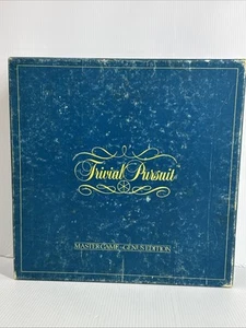 Trivial Pursuit Parker Bros Board Game Mastergame Genus Edition 1983 Complete - Picture 1 of 14