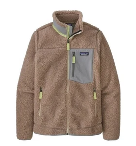 Patagonia Retro-X Sherpa Fleece Jacket Womens L Taupe Shroom Windproof Outdoors - Picture 1 of 10