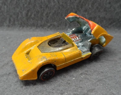 Hot Wheels Redline McLaren M6A laranja amarelo 1968 fundido vintage anos 60 HK Hong Kong - Imagem 1 de 4