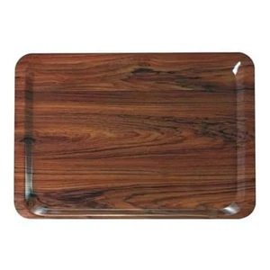 Vassoio Self Service Noce Laminato 53x37 cm | Vassoi Mensa Ristorante - Imagen 1 de 1