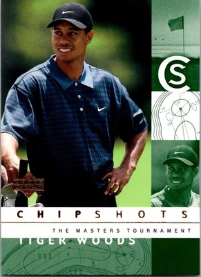 Chipshots Silver Tiger Woods #81 Upper Deck 2002 Foto 1 de 2
