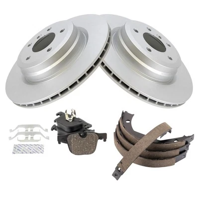 Kit de pastillas de freno y rotor de cerámica trasera para BMW 335i 2013 335i xDrive 2012-2013 Foto 1 de 4