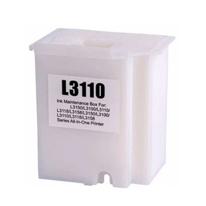 1Set Maintenance Box for L1110 L3100 L3110 Waste Ink Tank Absorber Pad - Afbeelding 1 van 8
