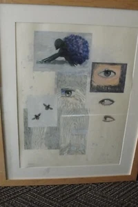 Vintage 1997 Palazzolo Untitled Silkscreen Mixed Media - Picture 1 of 10
