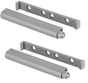 Druckschnäpper grifflos Möbelschnapper Push to open Türschnapper Möbel Set grau - Bild 1 von 12