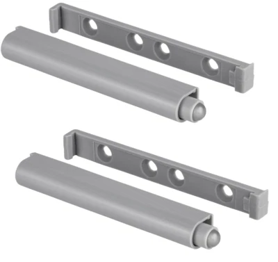 Druckschnäpper grifflos Möbelschnapper Push to open Türschnapper Möbel Set grau - Bild 1 von 4