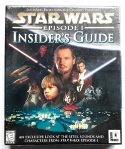 STAR WARS EPISODE 1 - INSIDER'S GUIDE - PC windows 95/98 - BIG BOX neuf - Photo 1/3