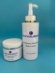 Conclusion Glutathione Whitening 2-Set: Body Lotion and Face Cream - Picture 1 of 2