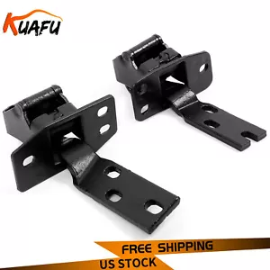 KUAFU Door Hinges Upper & Lower Left Driver Side For 1947-54 Chevy Pickup Truck - Foto 1 di 16
