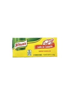 Cubos de caldo con sabor a camarón Knorr, 3,1 oz x 8 cubos, 1 paquete - Imagen 1 de 2