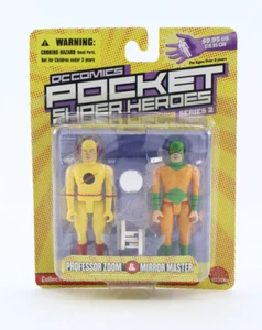 DC Direct Pocket Super Heroes Professor Zoom & Mirror Master Figures 2003 - Picture 1 of 5