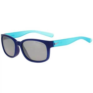 Nike Kid's Sunglasses Gray Silver Flash Lens Square Frame SPIRIT EV0886 464 - Picture 1 of 3