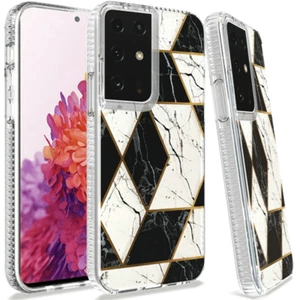 MARBLE Trendy Fashion Design Hybrid Case for Samsung S21 Plus 5G - Picture 1 of 1