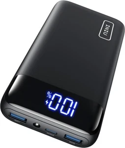 INIU Power Bank 20000mAh Slimmest Black Fast Charging Portable Power Bank - NEW - Zdjęcie 1 z 4