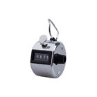 Heavy Duty Metallic 4- Number Clicker Hand Held Counter Counting