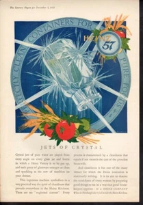 Impresión publicitaria vintage chorros de botellas de vidrio de cristal H J Heinz 57 arte alimentario 25 - Imagen 1 de 1