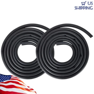 2X Rubber Door Weatherstrip Seals Set For Chevy GMC Suburban C/K 1500 2500 3500 - Image 1 of 4