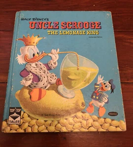 1960 Walt Disney UNCLE SCROOGE The Lemonade King HC Whitman Top Top Tales VG - Picture 1 of 10