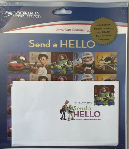 USPS Disney Pixar Toy Story Sealed Cancellation Keepsakes - FDC First Day Cover