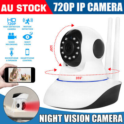 IP Wifi Wireless Security Camera CCTV System Home Cat Dog Baby Monitor Indoor • 32.95$