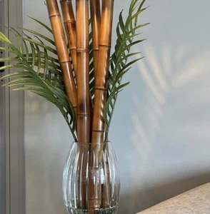 Flame Cured bamboo pole 2.5” Diameter Indoor Outdoor Materials 1 ft to 8 ft - Picture 1 of 4