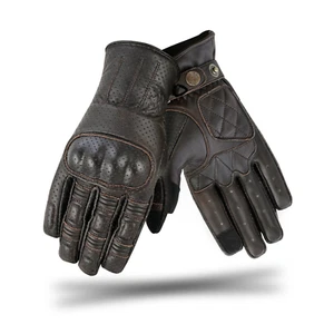Riparo RetroLeather Motorcycle Gloves Touchscreen Riding Cafe Racer - Picture 1 of 43