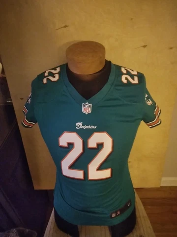 Reggie Bush #22 Miami Dolphins Teal Nike On Field Small Football Jersey Cover
