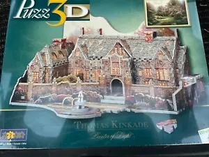 Wrebbit Puzz 3D Gardens Beyond Spring Gate Thomas Kinkade Painter Of Light NEW - Picture 1 of 4