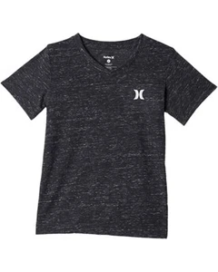 Hurley Big Boy's Short Sleeve Cloud Slub Staple Tee T-Shirt Carbon 4/5/6/7 - Picture 1 of 1