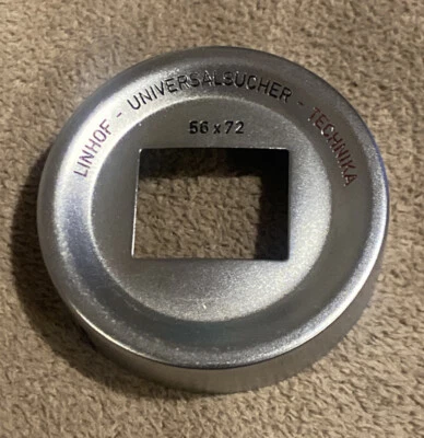 ✅ Linhof Technika Round Frame Mask Finder 56x72 for 4x5 Format *Near MINT - Image 1 of 4