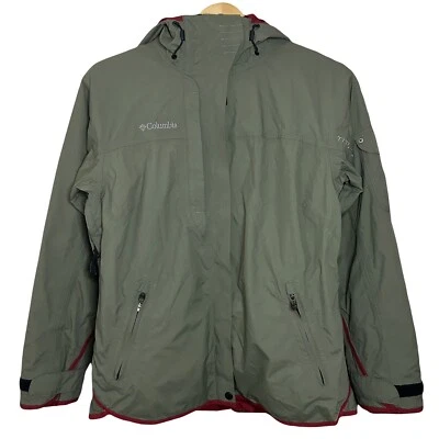 Chaqueta vintage Columbia Omni Tech para mujer intercambio medio 2 en 1 verde oliva Foto 1 de 4