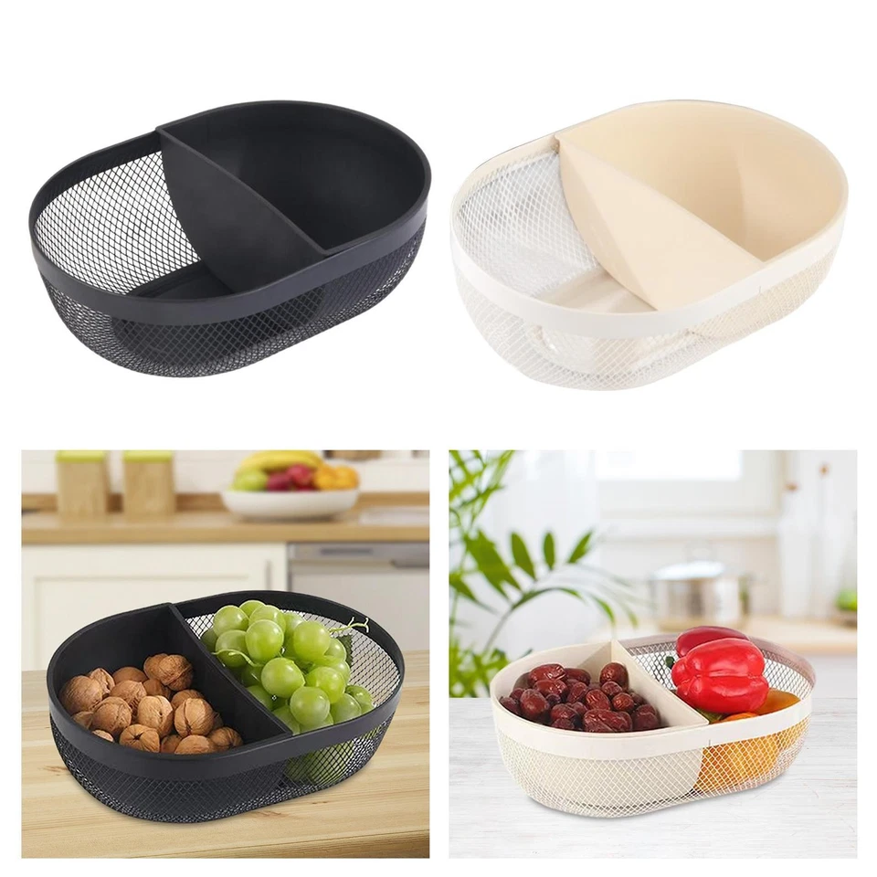 Drahtgitterkorb Eisen Aufbewahrung Tablett Dekor Mehrzweck Snackkorb für Küche - Bild 1 von 1