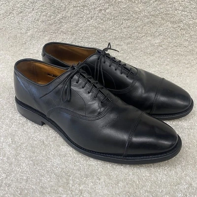 Zapatos de vestir Allen Edmonds para hombre Park Avenue negros con cordones Oxford talla 9,5C Foto 1 de 4