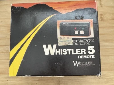 Vintage Rare WHISTLER 5 Remote Superheterodyne Radar Detector New Old Stock - Image 1 of 4