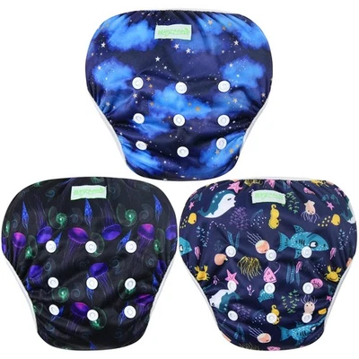wegreeco Baby & Toddler Snap One Size Adjustable Reusable Small, Jellyfish  - Image 1 of 4