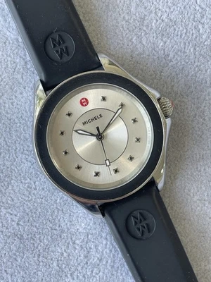 Reloj Michele Cape Damas MWW27A000012 Acero Inoxidable y Goma Batería Nueva Foto 1 de 4