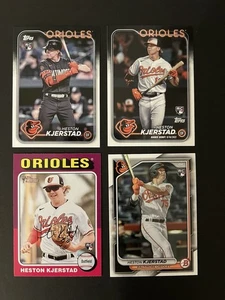 Lote de 4 tarjetas de novato Heston Kjerstad - Imagen 1 de 2