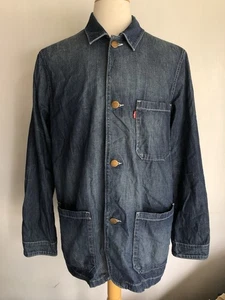 LEVI STRAUSS & CO. (2015) Official Men's Engineer Chore Jean Denim Coat Sz Large - Picture 1 of 9