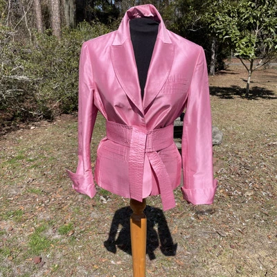 2K Carlisle dos piezas 100% seda pantalón! Talla 8/10! ¡Una belleza! Foto 1 de 4