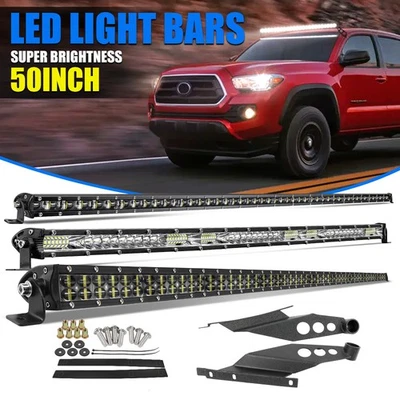 Barra de luz LED de techo de 50"" 52 pulgadas conducción todoterreno para Toyota 4Runner Tacoma RAV4 Foto 1 de 4